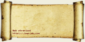 Mina Bakić vizit kartica